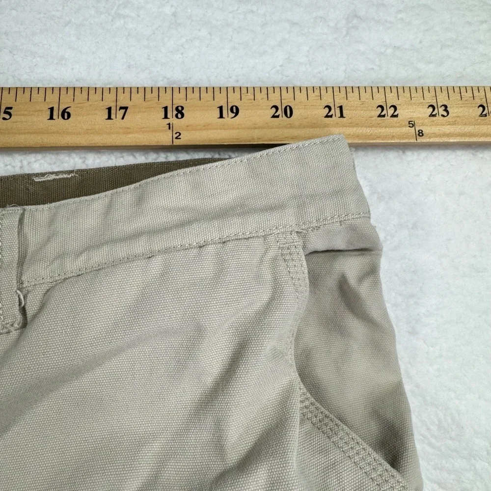 Columbia Pants Mens Cotton Casual Pants 42 x 32(31) Beige Comfort Canvas‎